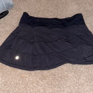 Lululemon black tennis skirt